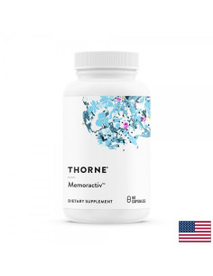 Memoractiv - формула за силна памет С ашваганда, гинко, бакопа и лутеин 60 капсули