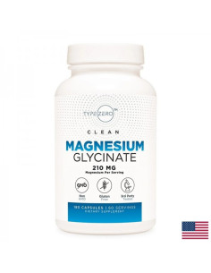 Нервна и сърдечно-съдова система Магнезий (глицинат) Type Zero 180 капсули