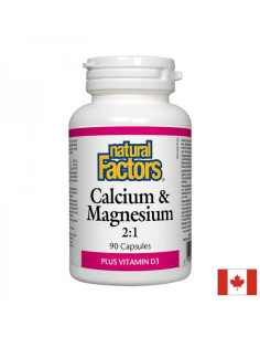 Calcium - Magnesium + Vitamin D3/ Калций и Магнезий + Витамин D3 х 90 капсули