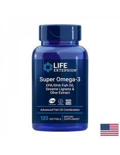 Супер Омега-3 С лигнан от сусам и екстракт от маслина 120 софтгел капсули