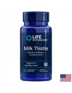 Milk Thistle (Silymarin-Silibinins-Isosilybin A - B) Екстракт от бял трън 60 капсули