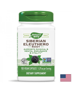 Женшен сибирски - за жизненост и виталност Адаптоген срещу умствена и физическа умора 425 mg, 100 капсули