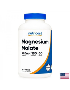 В подкрепа на сърцето и мускулите Магнезий (малат) 180 капсули