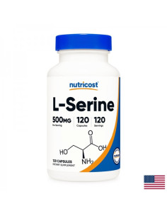 Памет и концентрация Л-Серин (L-Serine) 500 mg, 120 капсули