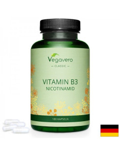 Витамин В3 (Никотинамид) Vitamin B3 Nicotinamid 180 капсули