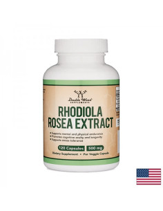 Златен корен – при стрес, тревожност, паника 500 mg, 120 капсули за 4 месеца прием