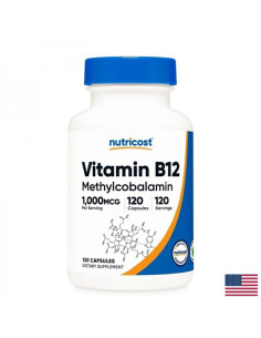 Сърдечно-съдова система и клетъчна енергия Витамин В12 (метилкобаламин) 1000 µg х 120 капсули