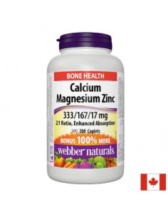 Калций, Магнезий и Цинк 200 каплети - бонус 100 каплети