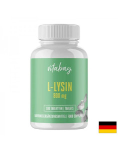 Херпес и вирусни инфекции Л-Лизин (L-Lysin) 800 mg, 180 таблетки