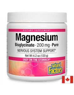 Магнезий бисглицинат Magnesium Bisglycinate Pure 200 mg, 145 g прах