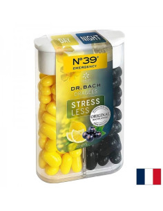 Релаксация на ума през деня и спокоен сън през нощта - Цветни есенции на д-р Бах N39, Дражета с вкус на лимон и касис