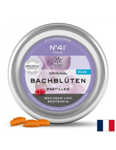Мозъчна функция, памет и концентрация - Цветни есенции на д-р Бах №41,  40 броя пастили, 50 g