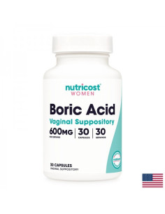 Вагинални инфекции Борна киселина (Boric acid) 600 mg x 30 вагинални капсули