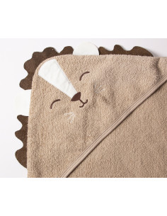 Bebetto - Бебешка хавлия с качулка Leon H478, момче, 80х80 см.