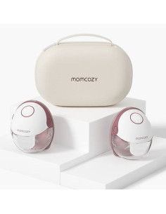 Двойна електрическа помпа за кърма Momcozy Mobile Style M6, Hands-free, Cozy Red