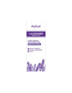 Крем – гел за лице за контрол на акне LAVENDER ORGANIC OIL 50 ml 2