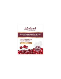 24 часа обновяващ крем за лице VIA NATURAL POMEGRANATE AND ROSE 100 ml 2