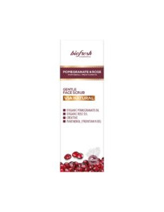 Нежен ексфолиант за лице VIA NATURAL POMEGRANATE AND ROSE 100 ml 2