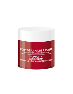 Крем за цялостна грижа за лице, шия и деколте VIA NATURAL POMEGRANATE AND ROSE 200 ml
