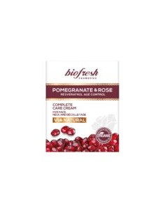 Крем за цялостна грижа за лице, шия и деколте VIA NATURAL POMEGRANATE AND ROSE 200 ml 2