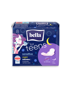 Дамски превръзки Bella for Teens Нощни, памук, 8 бр.