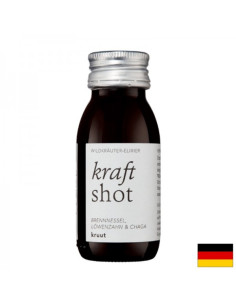 Билков шот за енергия и лекота Oxymel Kraft с коприва, глухарче, сок от арония и ацерола 60 ml