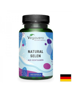Селен (натурален, от семена на горчица) За имунитет и антиоксидантна защита 100 µg х 180 капсули