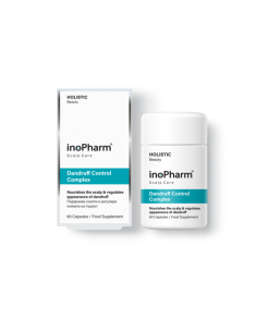 Хранителна добавка InoPharm Контрол на пърхота, 60 капсули