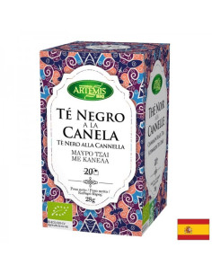 Черен чай с канела БИО 20 филтърни пакетчета