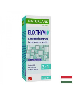 Билков еликсир с мащерка, ехинацея и исландски лишей За гърло и дихателна система 150 ml