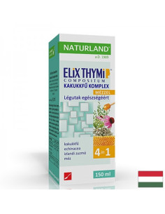 Билков еликсир с мащерка, ехинацея и исландски лишей За облекчаване на кашлицата и болката в гърлото 230 g