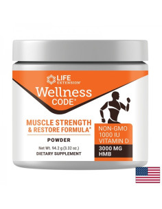 Мускулна функция Wellness Code Muscle Strength - Restore Formula 94.2 g прах