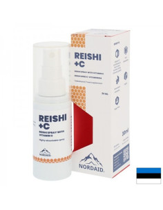 Рейши и витамин C Имуностимулатор и невропротектор срещу стрес Спрей за уста, 30 ml, 200 впръсквания