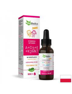 Витамини A+D3+E+K2 (Mk7) Формула за деца капки 30 ml