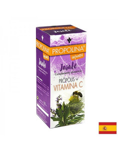 Прополис + витамин C, сироп за деца За гърло и силен имунитет, Propolina 150 ml