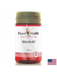 Витамин K2 (МК-7) - костна плътност и сърдечносъдово здраве 100 µg, 30 таблетки