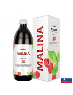 Сок от малина + витамин C Естествена енергия и силен имунен щит 500 ml