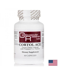 Надбъбречна умора и стрес Лиофилизирана надбъбречна жлеза с хранителни ко-фактори 60 капсули