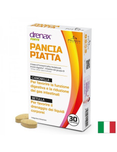Формула за плосък корем Дренакс - Drenax с пробиотици, ензими, витамини и билки 30 таблетки