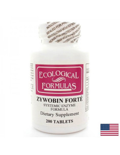 Формула с ензими и рутин - Зивобин форте При нарушено храносмилане и стомашен дискомфорт 200 таблетки