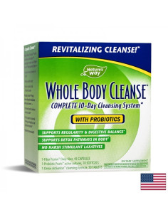 10-дневна прочистваща програма За редовно изхождане, добро храносмилане и детоксикация 45 капсули/10 софтгел капсули/50 табле