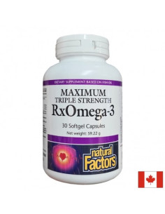 Рибено масло RxOmega-3 Maximum – 900 mg EPA-DHA 30 софтгел капсули 2
