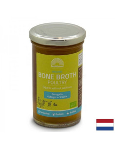 Костен бульон от домашни птици, БИО Със зеленчуци и морска сол 240 ml, 12 дози