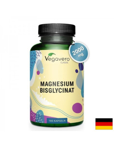 Магнезий (бисглицинат) При стрес, мускулно напрежение и нарушен сън 180 капсули