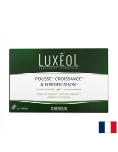 Укрепва космения фоликул и стимулира растежа на косата Luxéol формула 30 капсули