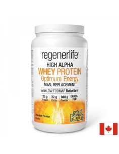 Суроватъчен протеин изолат + фибри + витамини и минерали High Alpha Whey Protein - Контрол на апетита и теглото 940 g, прах с