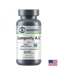 Geroprotect Longevity A.I. За забавяне процесите на стареене 30 софтгел капсули