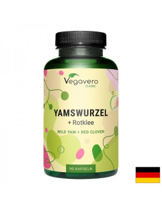 Женско здраве Див ям + Червена детелина 90 капсули