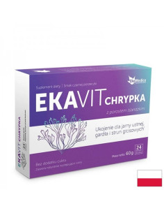 Исландски лишей + Евкалипт Успокоява гърлото и лигавиците 24 таблетки