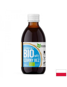 Био сок от черен бъз с каму-каму и натурален витамин С Имунитет и дихателна система 500 ml, 10 или 20 дози